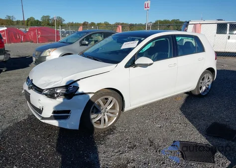 2017 Volkswagen Golf Tsi S 4-Door/Tsi Se 4-Door/Tsi Sel 4-Door/Tsi Wolfsburg Edition 4-Door из США, поврежденный, VIN 3VW217AU5HM019858